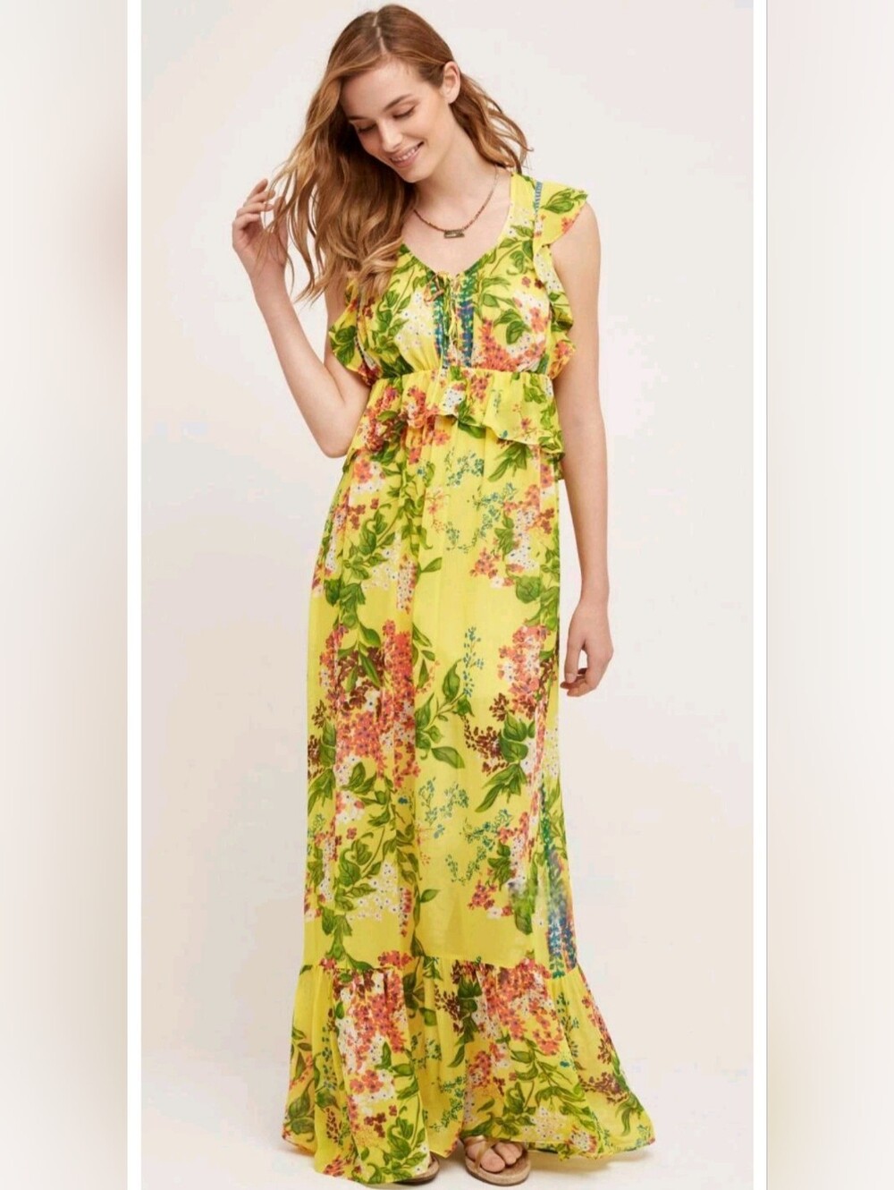 Anthropologie by Plenty By Tracy Reese Sungrove Maxi Dress - Picture 1 of 8